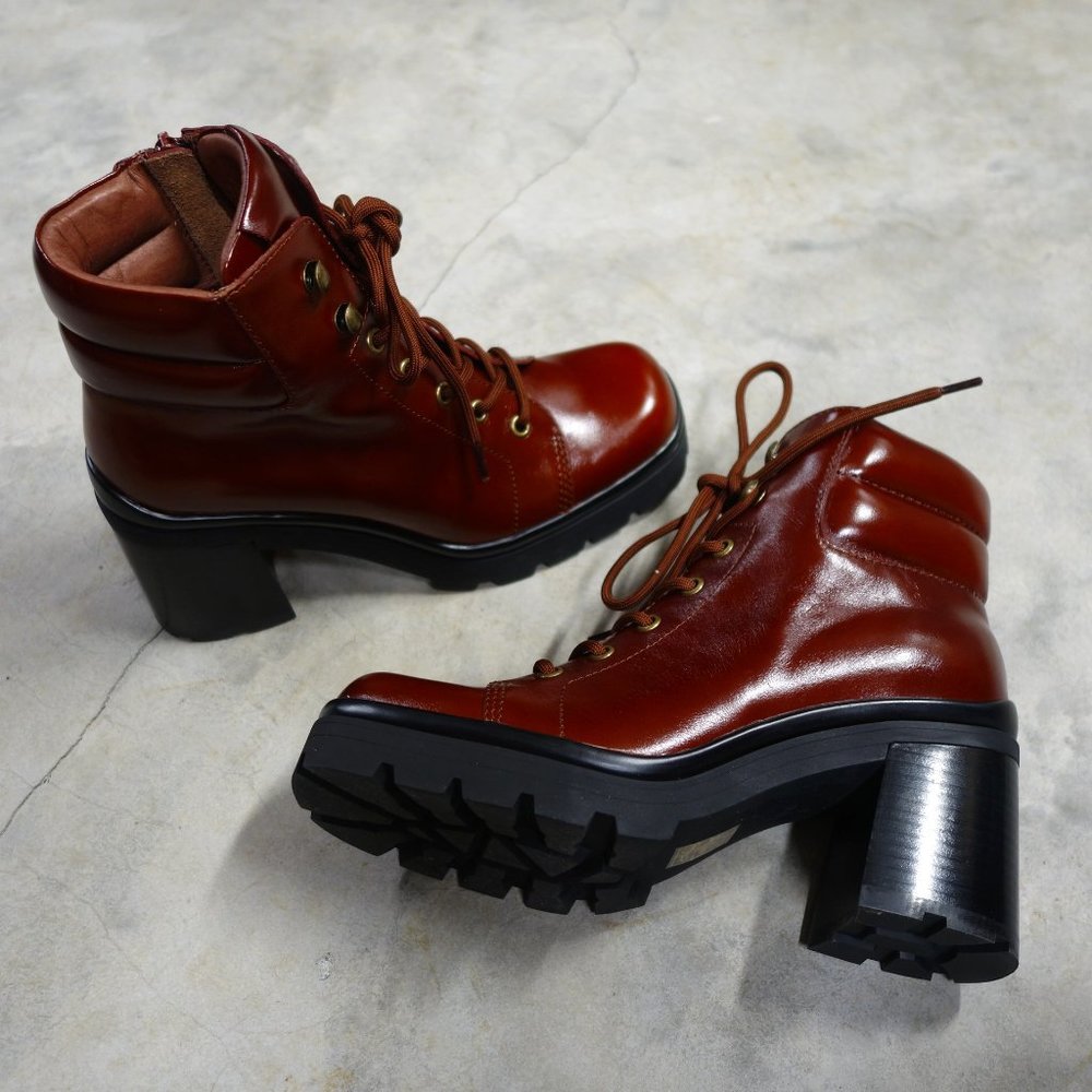 Jeffrey Campbell Hikes Platform Booties New